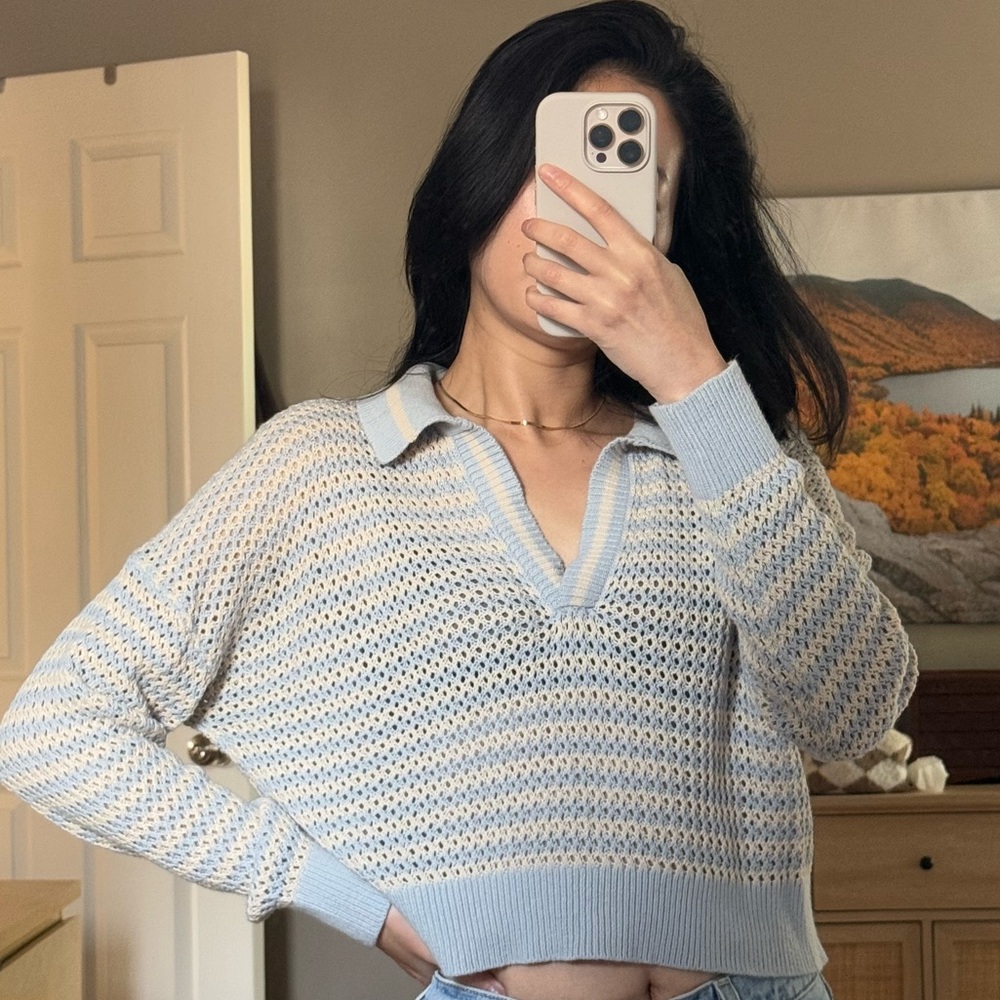 525 Stripe Polo Pullover Iceburg Multi XS